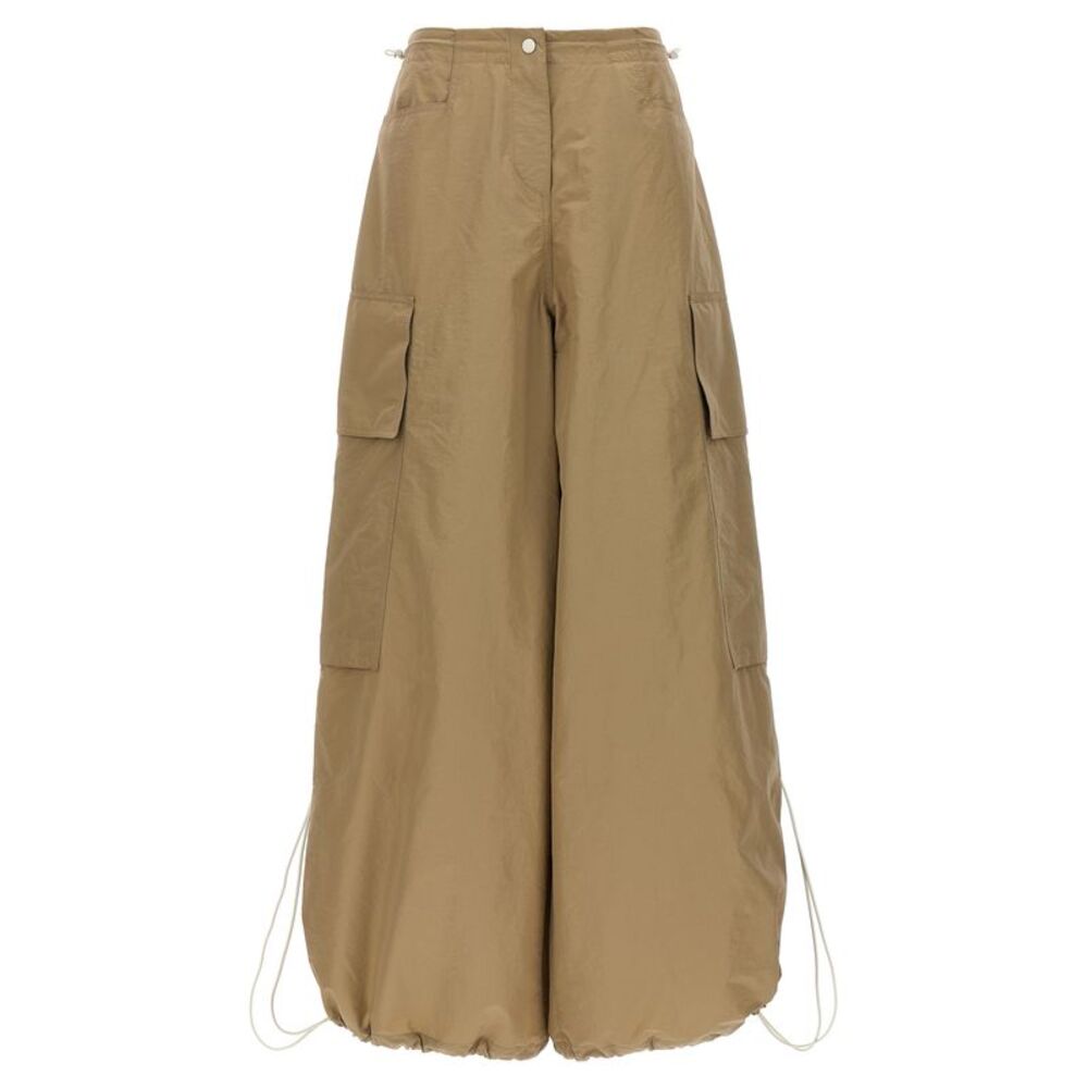Palm Angels Beige Polyamide Casual Women's Pants